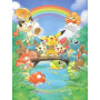 Peinture par Numéro Pikachu et Amis sous l'Arc-en-Ciel