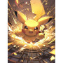Peinture par Numéro L'Éclair Bondissant de Pikachu