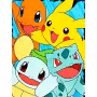 Peinture par Numéro Le Selfie de Pikachu et ses Amis