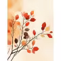 Peinture par Numéro Branche d'Automne Minimaliste