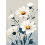 Peinture par Numéro Champ de Marguerites Sauvages