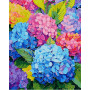 Peinture par Numéro Éclat de Jacinthes Bleues