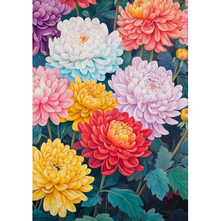 Peinture par Numéro Douceur de Pivoines et Œillets