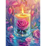 Peinture par Numéro Douceur de Roses Pastels