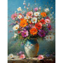 Peinture par Numéro Éclat de Marguerites Colorées