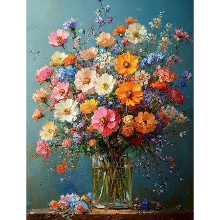 Peinture par Numéro Douceur de Marguerites de Printemps
