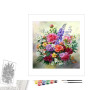 Contenu du kit peinture par numéro Poésie de Pivoines d'Été