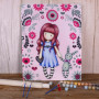 Gorjuss : Alice au Pays des Merveilles et son Lapin Peinture Par Numéro Gorjuss