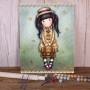 Gorjuss : La Petite Exploratrice au Chapeau Peinture Par Numéro Gorjuss