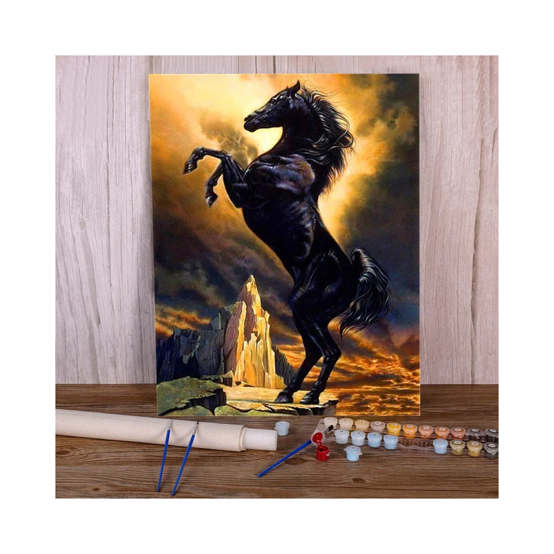 Resultat final du tableau Étalon de Feu Créature Ardente