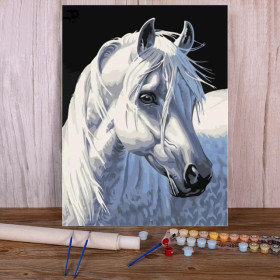 Cheval Nacré Peinture Par Numéro chevaux