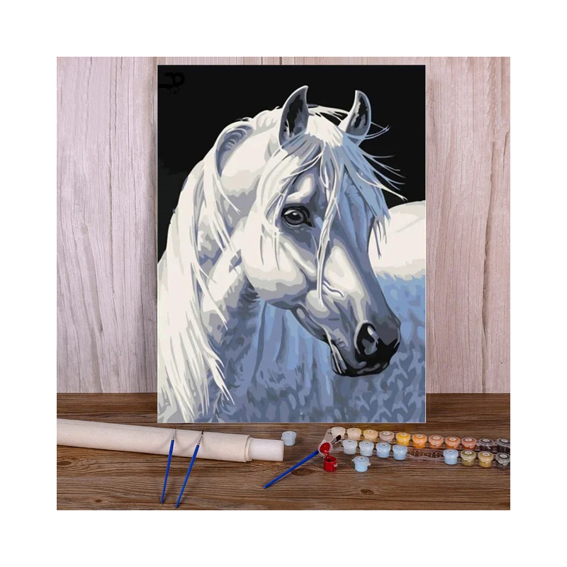 Resultat final du tableau Cheval Nacré