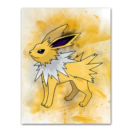 Voltali Aquarelle : Énergie Électrique Peinture par Numéro Pokémon