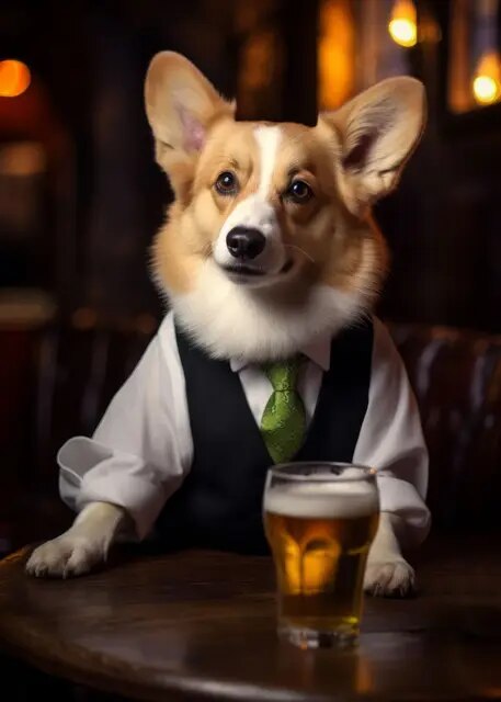 Résultat final du tableau Chien Bentley.