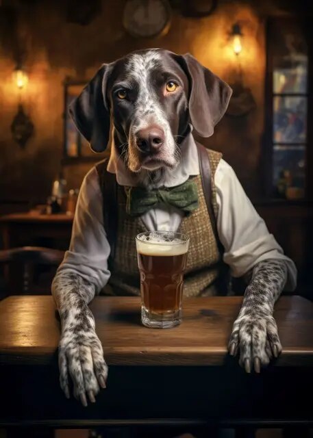 Résultat final du tableau Chien Winston.