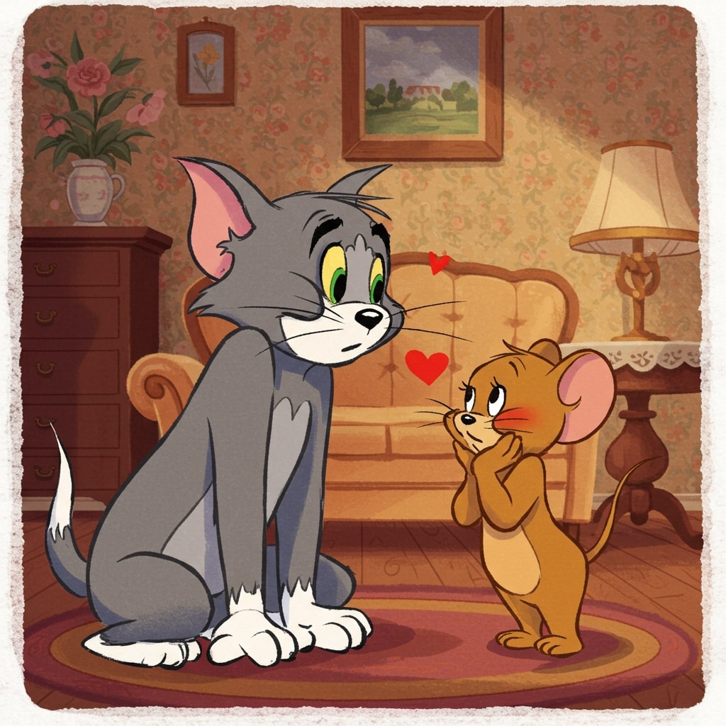 Résultat final du tableau Tom et Jerry : Un Amour Inattendu.