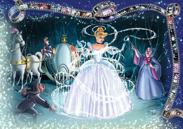 Résultat final du tableau Cendrillon : La Magie de Minuit.