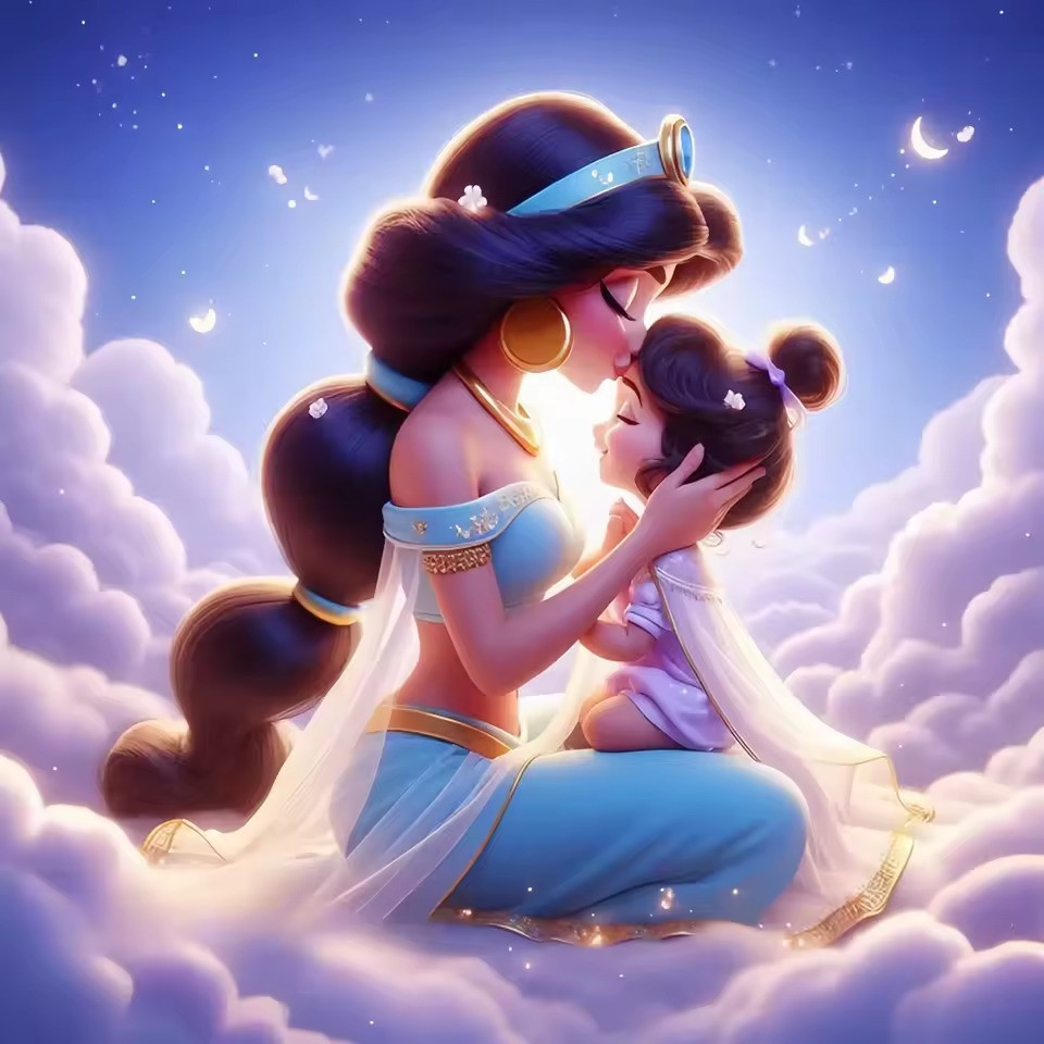 Résultat final du tableau Jasmine : Rêve d'Agrabah