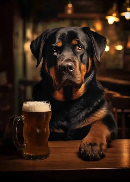 Résultat final du tableau Chien Cody.