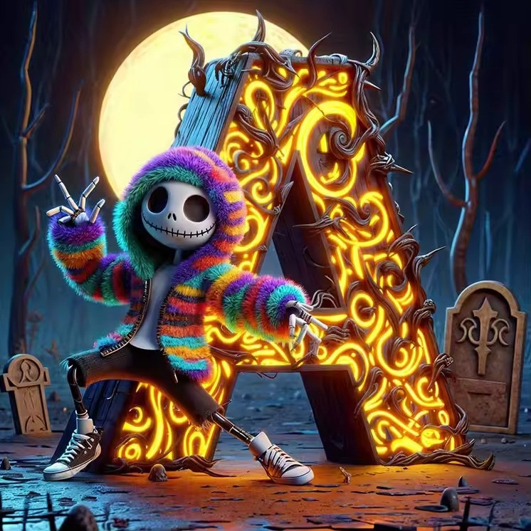 Résultat final du tableau Jack : Nuit Psychédélique