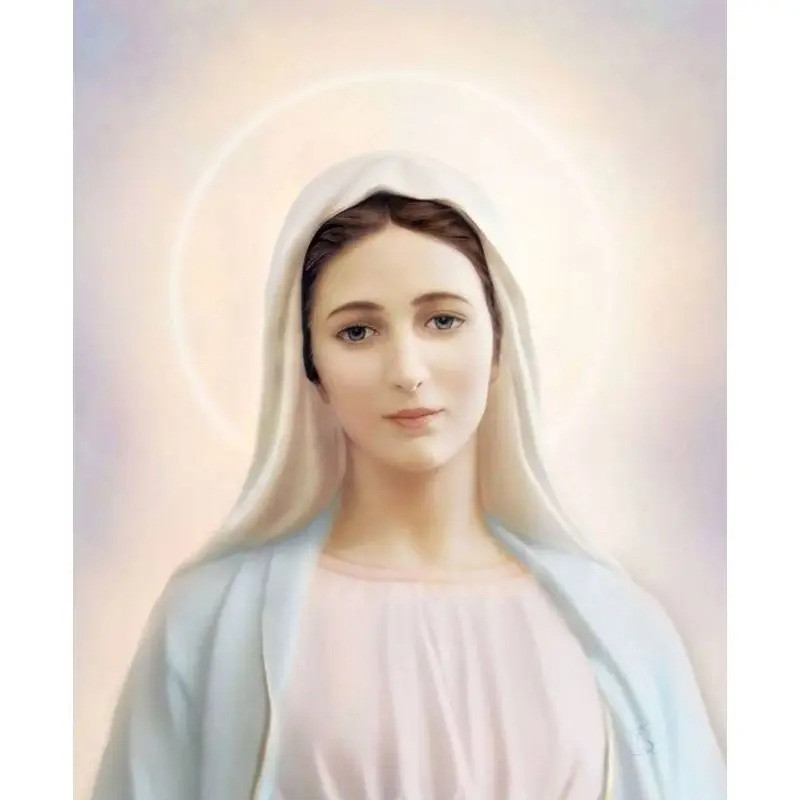Résultat final du tableau Sainte Vierge Marie : Douceur Céleste