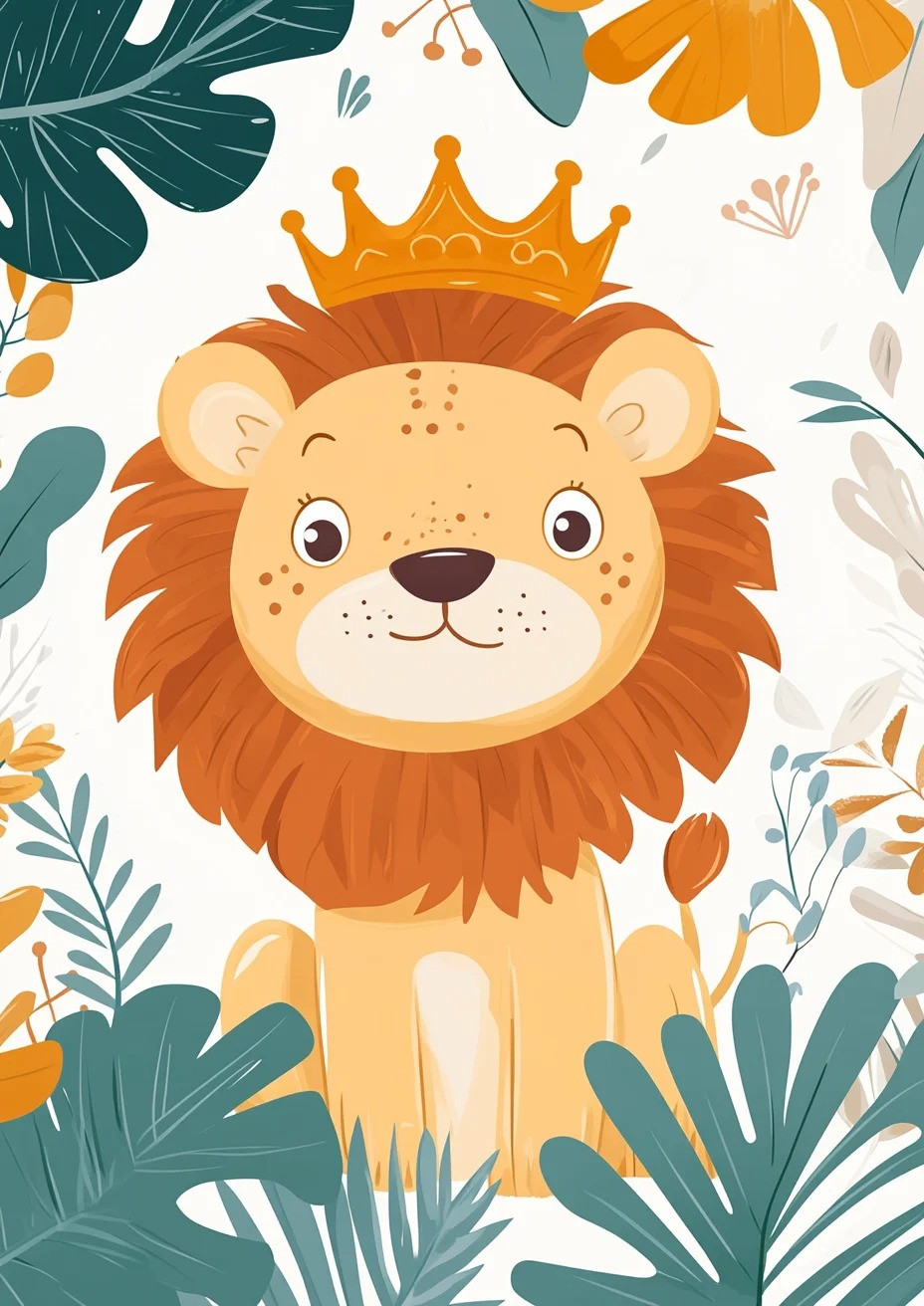 Résultat mini peinture par numéro lionceau couronné