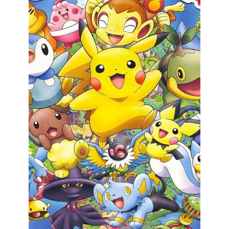 Resultat final du tableau Pikachu et ses Amis de Sinnoh