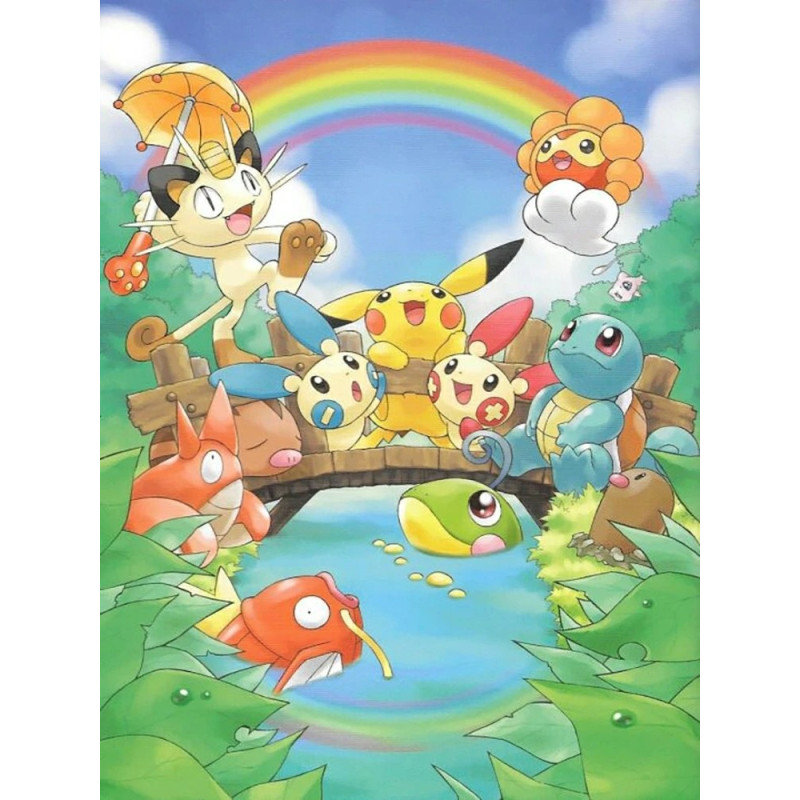 Resultat final du tableau Pikachu et Amis sous l'Arc-en-Ciel
