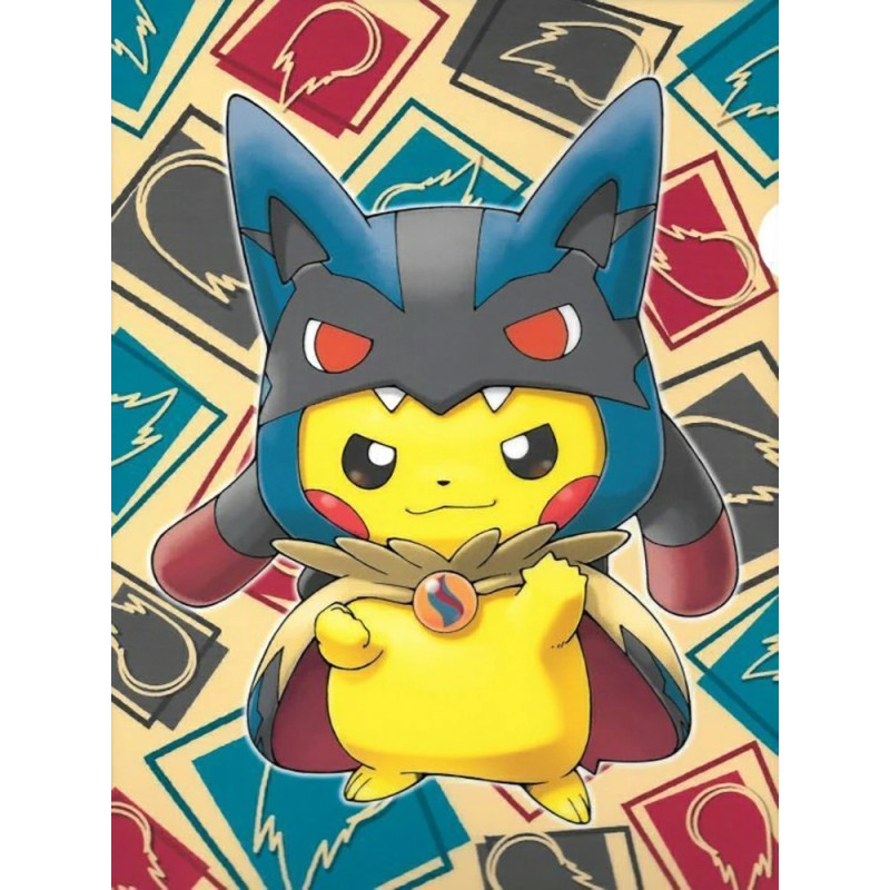 Resultat final du tableau Pikachu Déguisé en Méga-Lucario