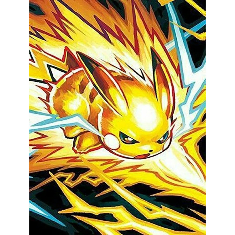 Resultat final du tableau Pikachu : Éclair Foudroyant