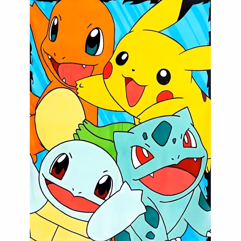 Resultat final du tableau Le Selfie de Pikachu et ses Amis